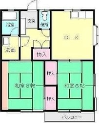 コーポシュガーの物件間取画像